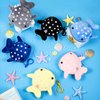 Niceup 12PCS Cute Whale Shark Goodie Bag Favors Small Stuffed Animal Coin Purse Keychain Plush Kids Pouch Bag with Zippe for Summer Ocean Under the Sea Party Favors Toddler Classroom Gifts