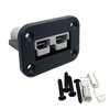 JooFn 50A Battery Quick Connect Connector 12V 6/8/10/12 Gauge Battery Quick Disconnect Cable Connector Plug Kit with Mounting Bracket for Boat Winch Car Trolling Motor