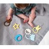 C.R. Gibson 100% Food Grade Silicone Star Baby Teether for Infants, 2.75" x 4.25", Multicolor