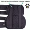Paw Empire - Pair of Ultra Supportive Dog Leg Braces, Comfortable, Dual Metal Springs, Canine Brace for Joint Arthritis, Assists Injury & Sprains (Rainbow Dog Bone, Large)