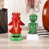 Green Solar Powered Dancing Dinosaur,Decoration Gift,Swinging Dancer Toy,No Battery Required,Desk and Dashboard Decor Home Decor Birthday Gifts Solar Power Kits Learning and Education