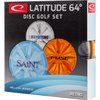 D·D DYNAMIC DISCS Latitude 64 Advanced 3 Disc Retro Burst Starter Set | Includes a Retro Keystone, Retro Fuse, and Retro Saint |(Frisbee Golf Stamp and Color Will Vary) (Single Pack)