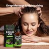 HyperHair Organic Castor Oil,Cold Pressed Unrefined For Hair, Eyelashes, Eyebrow Growth, Essential Oil, Massage Oil, Hair Nourishing Oil, Deep Massage & Moisturizing For Body
