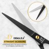 DEMAXA Professional Hair Scissors 6.5 Inch - Premium High Carbon Stainless Steel Barber Salon Hair Shears for Haircut Scissors - Ergonomic Design Super-Sharp Hair cutting Scissors Blades