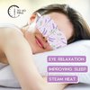 Permotary 20 Packs Steam Eye Mask, Heated Eye Mask Lavender Disposable Warm Compress Patches, Self Heating Eye Masks, Comfortable and Relax Sleep Mask, Relief Eye Fatigue, Spa Gifts, Travel Essentials