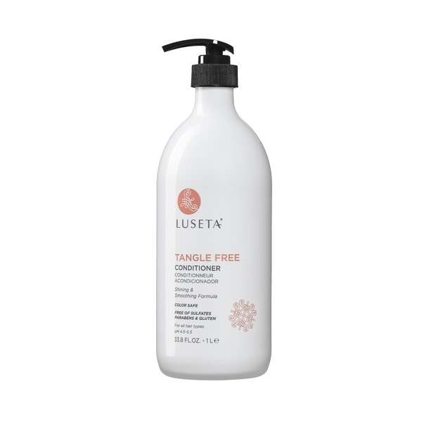 Luseta Tangle Free Routine Conditioner for Women and Men Sulfate Free Conditioner for Detangling with Keratin and Argan Oil, Color Safe Conditioner for Curly and Wavy Hair 33.8oz
