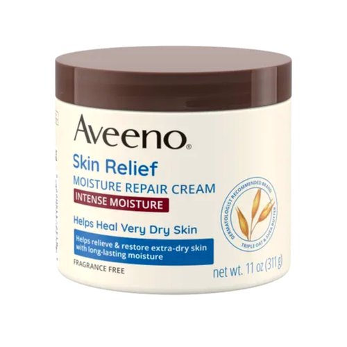 Aveeno Skin Relief Intense Moisture Repair Cream, 4 Pack (11 oz)