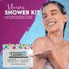 Compact Personal Shower Kit To-Go (Multi-Color) – Your Hygiene Companion for Travel, Gym, Camping | Shower on the Go | Shampoo, Soap, Towel. All in One (1)
