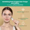 Apple Cider Vinegar Brightening Eye Cream with Vitamin B3, Caffeine, Cucumber Extract to Reduce Puffiness, Eye Bags and Dark Circles, Cream For All Skin Types, (0.5 oz) Packaging May Vary