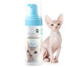 Mooncat Waterless Cat Shampoo, Licking Safe Dry Shampoo for Sphynx Cats, No Rinse Foam Cat Bath, Grooming for Cat, Kitten Sensitive Skin, Paraben Free, Oil Control, pH Balanced (5 oz) Shampoo ONLY