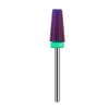 ERUIKA 3pcs 5 in 1 Nail Drill bits,3/32" Shank Tungsten Carbide Drill Bits, Fast Removing Acrylic Nail Hard Carbide Tungsten Two Way Use for Left and Right Handed E-file Bits (Purple(C,M,F))