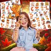 Fox Temporary Tattoos for Kids 96PCS Birthday Party Decorations Supplies Party Favors Supper Cute Tattoo Sticker Style Woodland Fall Gift Boys Girls Prizes Themed