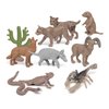 BRETOYIN 11PCS Mini Desert Animals Figurines Set Desert Realistic Desert Animals Figurines Toys Party Decorations Tabletop Decorations for Kids