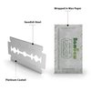 Bambaw – Double Edge Safety Razor Blades, Swedish Stainless Steel Razor Blades Refills – 60 Count
