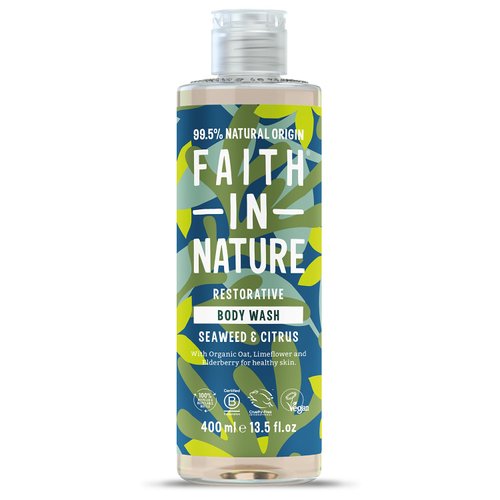 Faith In Nature Seaweed & Citrus Shower Gel & Foam Bath, 13.5 Oz