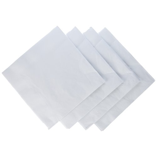 Frosty White 3-Ply Dinner Napkins | Pack of 20 | Party Supply