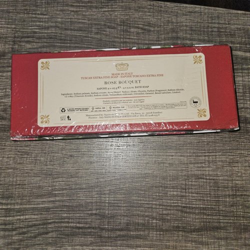 Rose Bouquet Tuscan Extra Fine Soap, 4 Bars, 4.4 oz