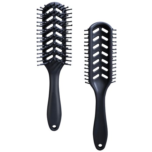 kuwa Curly Hair Brush,Detangling Brush for Black Natural Hair, Dry and Wet Vented Detangler Hair Brush for Women and Men,Reduces Breakage for All Hair Types