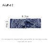 Urieo Boho Bandanas for Women Stretch Paisley Print Bandana Headband Knotted Hair Bandana Wide Hair Band Yoga Daily Headbands(Pack of 4) (A)