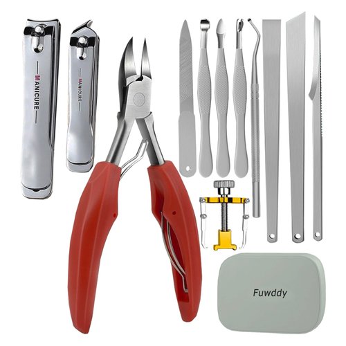 Ingrown Toenail Clipper Nail Cutter Pedicure Knife for Thick Nails Toenail Correction Treatment Callus Knife Nail File