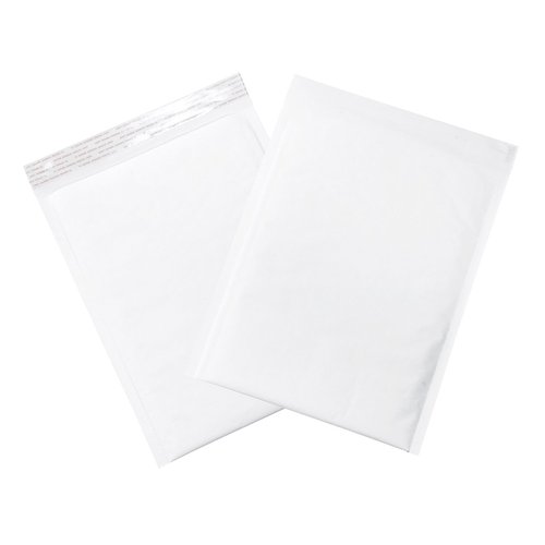 Aviditi White Bubble Mailers, #2, 8 1/2" x 12", Self-Seal, Padded Envelopes for Packing, Mailing and Shipping, Case of 25