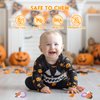 Halloween Baby Teether Cute Ghost & Bat Design, Safe BPA-Free Silicone Teething Toy for Babies, Easy-to-Hold, Soft Beads, Dishwasher Safe, Perfect for Parent-Child Bonding Halloween Baby Teething Toy
