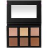 SHANY Powder Contour & Highlight Makeup Palette with Mirror - 6 Color Contour Palette - CONTOUR