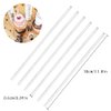 12 Pcs Acrylic Dowel Rods for DIY Crafts,Transparent,0.25" Diameter, 12" Length