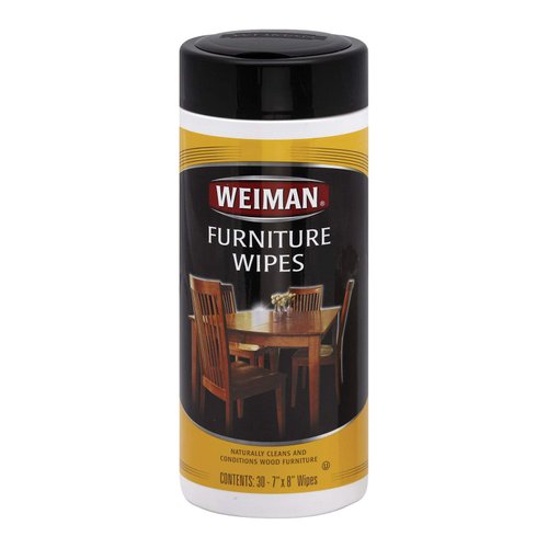 Weiman Lemon Scent Wood Cleaner and Polish 30 pk Wipes