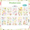 HOWAF 160+ Spring Easter Temporary Tattoos,Hello Spring Party Supplies Tulip Bloom Temporary Tattoos Stickers for Adults and Kids Cute Cartoon, Spring Flowers Butterflies Waterproof Tattoos Stickers