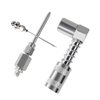 UTOOL Grease Gun Accessory Kit, 90 Degree Coupler, Needle Nozzle, Grease Injection Needle with Cap, for Hard to Reach Grease Zerk Fittings