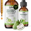 Organic Soursop Bitters Liquid Drops: Cell Support & Regeneration, Immune Boost, Relaxation-Organic Soursop Bitters Liquid Extract Pure Vegan, Gluten-Free, for Men & Women 60ml
