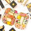 Datyiiha Cardboard Number for Charcuterie 60 Set Fillable Tray 10.2'' Gold Charcuterie Paper Box for 60th Birthday Anniversary Party Decorations Chocolate Candy Cupcake Container