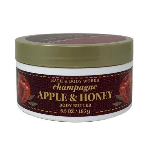 Bath & Body Works Champagne Apple & Honey Body Butter with a Natural Oats Sample Soap