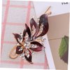 FOMIYES French Hair Clips Rhinestone Headpiece Flower Hair Accessories Womens Hair Clips Banana Hair Clips for Women Metal Hair Clips for Women Spring Clip Alligator Clip Crocodile Skin