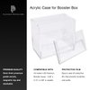 Platinum Protectors Acrylic Display Case for Pokemon Booster Box 6mm Premium Magnetic Top Stackable