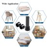 Chair Leg Caps, Sopito Non-Slip Rubber Leg Tips 7/8'' Inner Diameter Chair Leg Floor Protectors Covers Round Black, 16 Pack