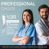 10r Blades Dermaplaning 0.7mm Extra Wide Pack of 100 Surgical Blades 10r, Size 10r Scalpel Blades, High Carbon Steel Dermablade Dermaplane Blades 10r Individually Wrapped Disposable 10r Blade Sterile