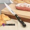 Gioventù Utility Knife 5 inch - Kitchen Utility Knife Forged from German Stainless Steel 5Cr15Mov(HRC58), Full Tang, Razor Sharp Paring Knife with Ergonomic Handle for Home, Kitchen&Restaurant