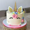 38 PCS Unicorn Cake Topper, Unicorn Flower Cake Decorations with Flowers Balls Stars Unicorn Happy Birthday Cake Decorations for Boys Girls Kids Birthday Party Baby Shower Supplies (Flower)