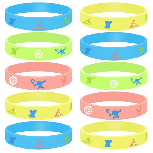 Non-Candy Island Princess Theme party favors, 20 wristbands.