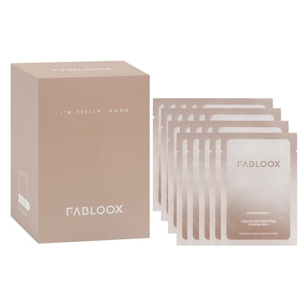 FABLOOX Makeup Remover Wipes Singles, Gentle Make up Remover Cleansing Towelettes for Face, Eyes, Lips, Hydrating Facial Wipes Travel Essentials, Alcohol Free, (20 Count (Pack of 1))