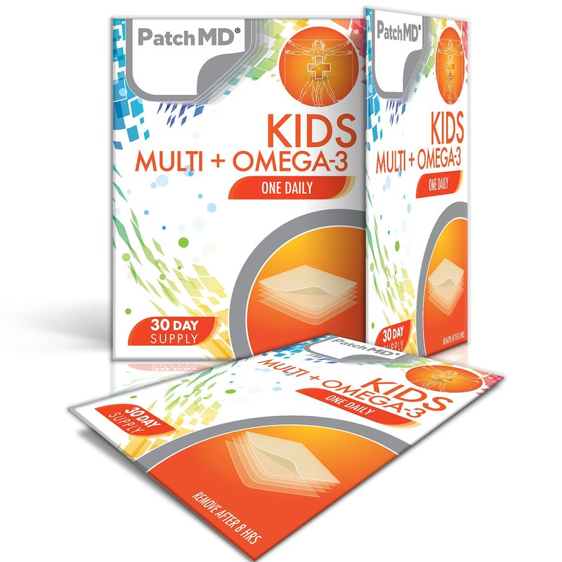 PatchMD Kids Multi + Omega-3 Topical Patches - 30 Days Supply