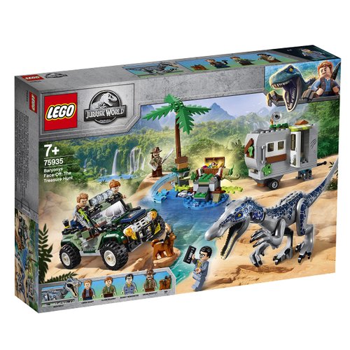 LEGO Jurassic World Baryonyx Face Off: The Treasure Hunt 75935 Building Kit (434 Pieces)
