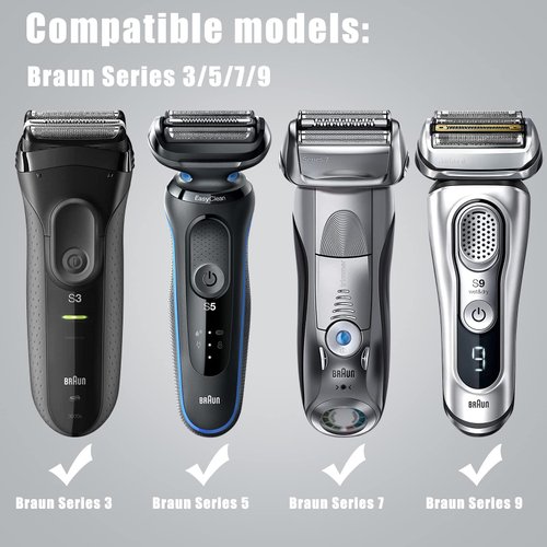 FYY Hard EVA Razor Travel Case, Razor Carrying Case for Men's Razor with Mesh Pocket for Razor Blades, Razor Storage Case for Electric Trimmer and Shaver Travel Organizer Carrying Bag Green