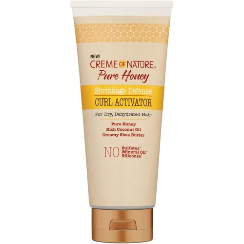 Creme Of Nature, Curl Activator Pure Honey, Coconut Oil And Shea Butter Formula, For Dry Dehydrated Hair, 10.5 Oz