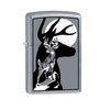 Zippo Personalized Message Engraved on Backside Buck Deer Outdoor Windproof Lighter (Street Chrome Z356)