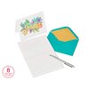 Papyrus Thank You Cards with Envelopes, Botanical Floral (8-Count)