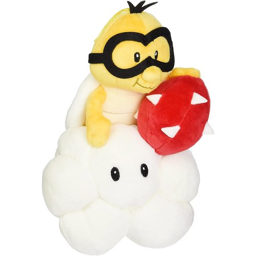 Little Buddy Super Mario All Star Collection 1448 Lakitu/Jugemu Stuffed Plush, Multicolor, 9 inches