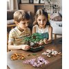 Muiurple Bonsai Tree Building Sets, Four Season Cherry Bonsai Tree Building Kit, Artificial Plant Decor for Home, Mother's Day Present for Her, Xmas Gifts for Adults Girls&Boys (493pcs)